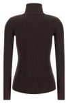 the elisabetta franchi high neck sweater defines an essential model through a ri