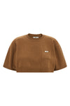 the elisabetta franchi top redefines the proportions of contemporary knitwear th