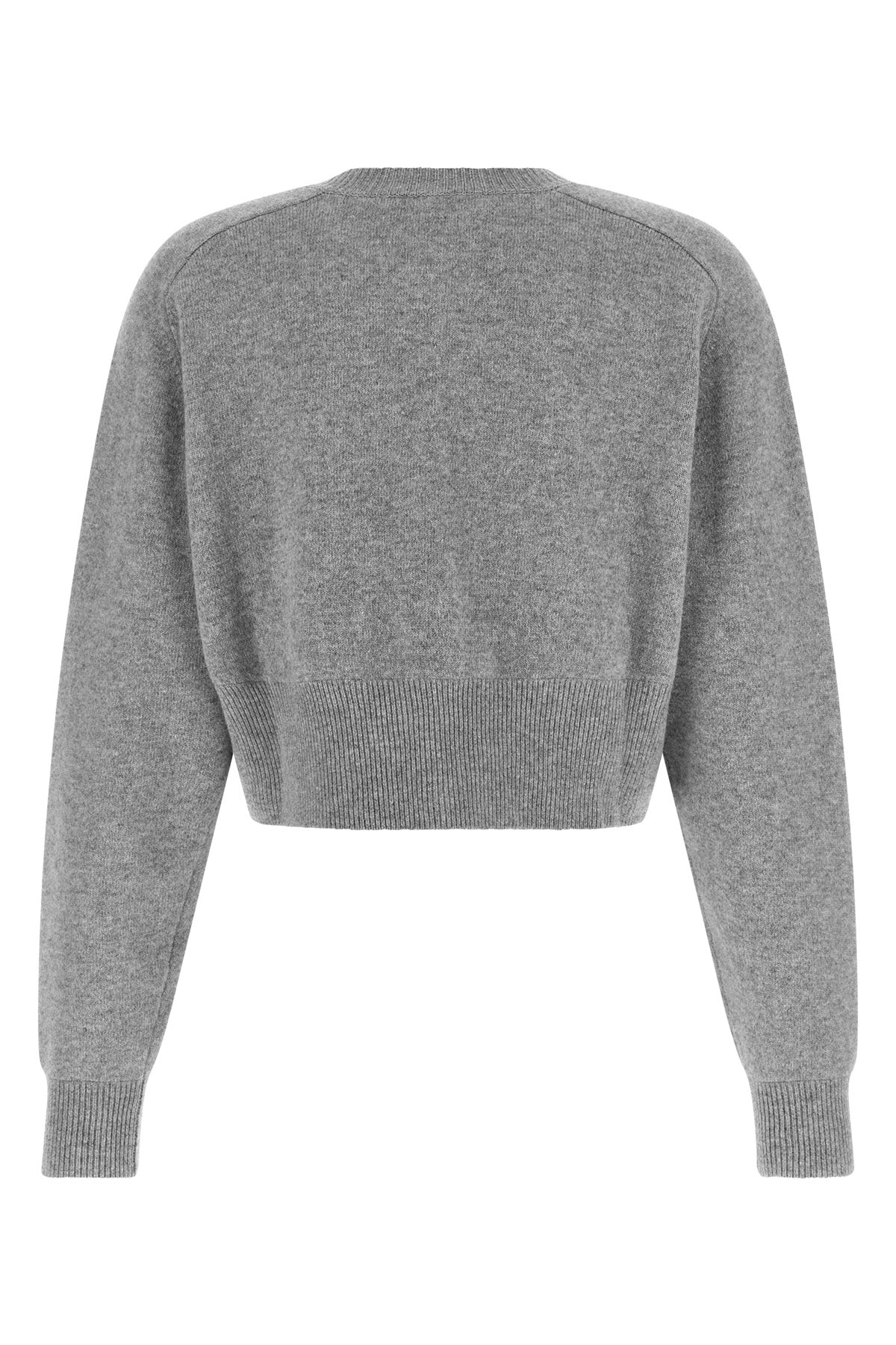 the elisabetta franchi cropped cardigan in wool and cashmere blend stands out fo