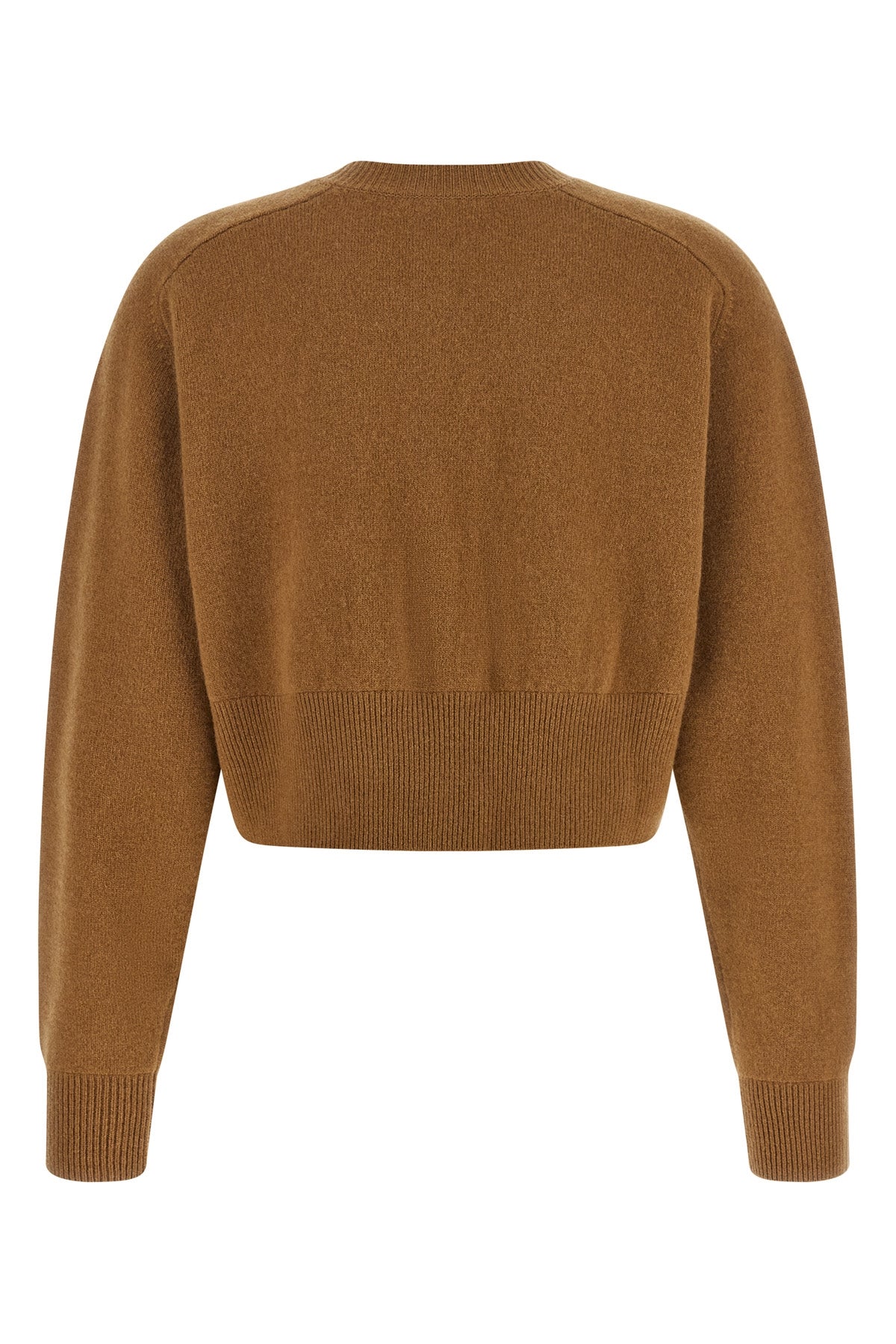 the elisabetta franchi tricot sweater cardigan redefines the proportions of ever