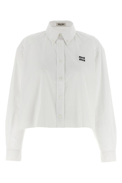 button-down cotton poplin shirt