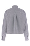 checkered cotton poplin shirt