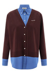 layering poplin and cashmere shirt