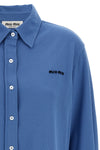 piqué cotton shirt