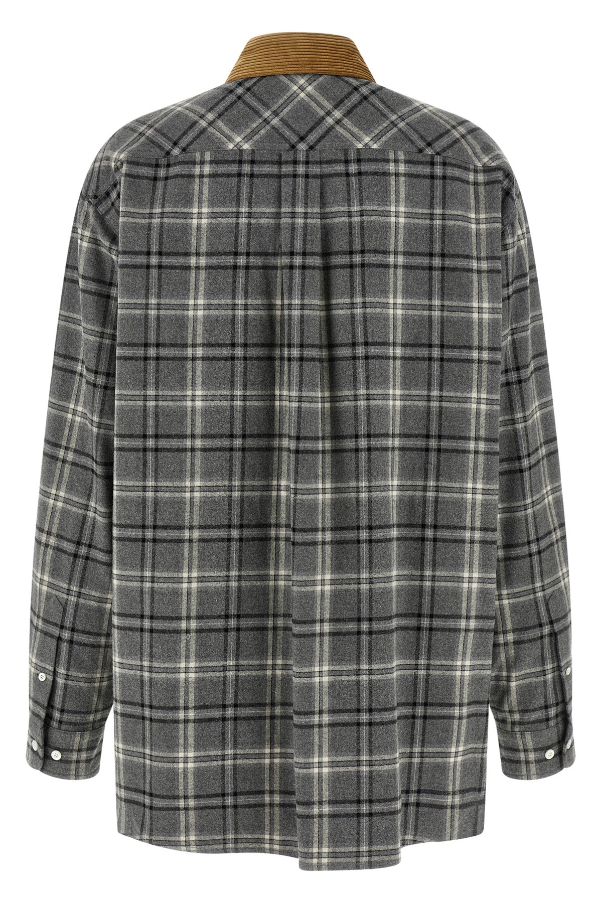 check print flannel shirt