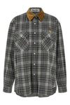 check print flannel shirt