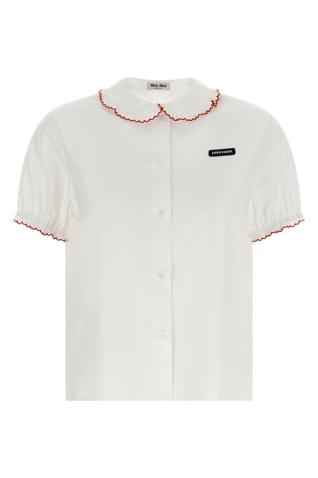 MIU MIU 40 cotton poplin shirt