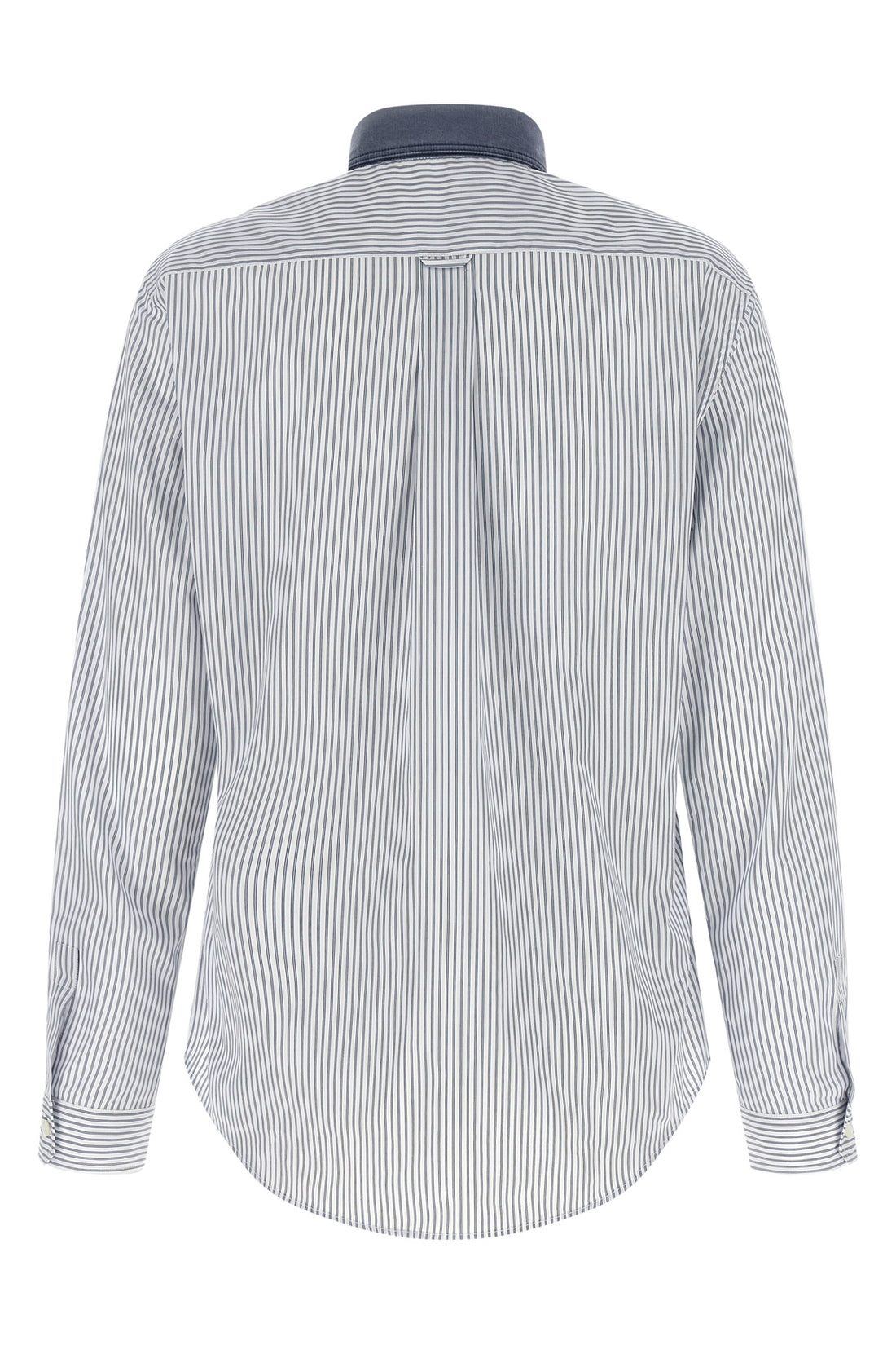 MIU MIU 38 the miu miu pure cotton shirt redefines the codes of classic tailoring through a