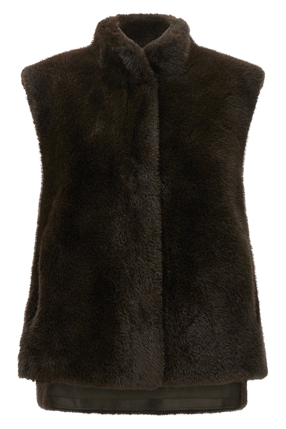the lou andrea vest redefines the volumes of the contemporary wardrobe through a