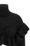 the elisabetta franchi sweater redefines the volumes of contemporary knitwear th