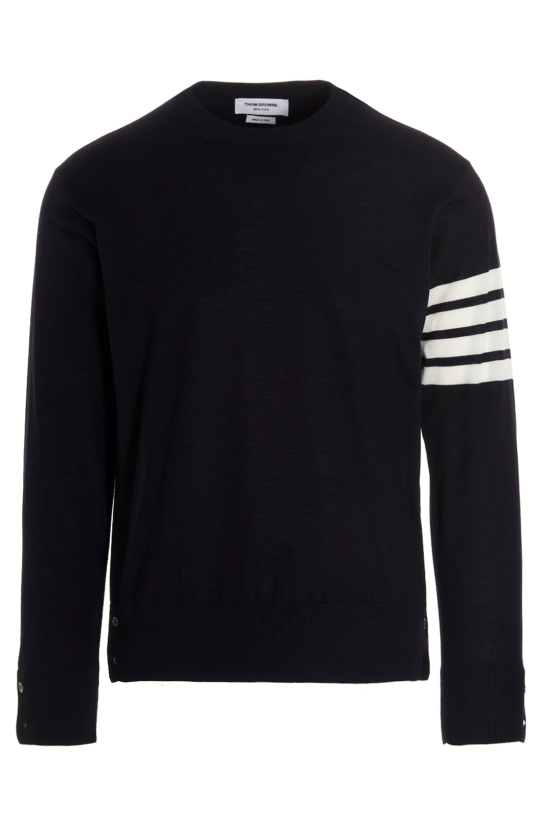 THOM BROWNE 1 4 bar merino wool sweater