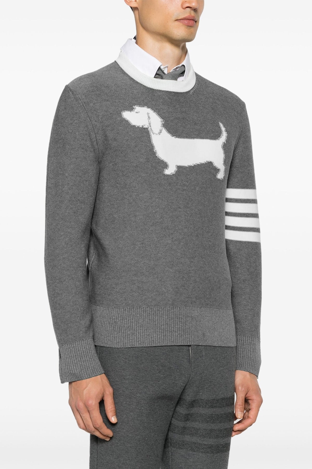 4-bar hector cotton sweater