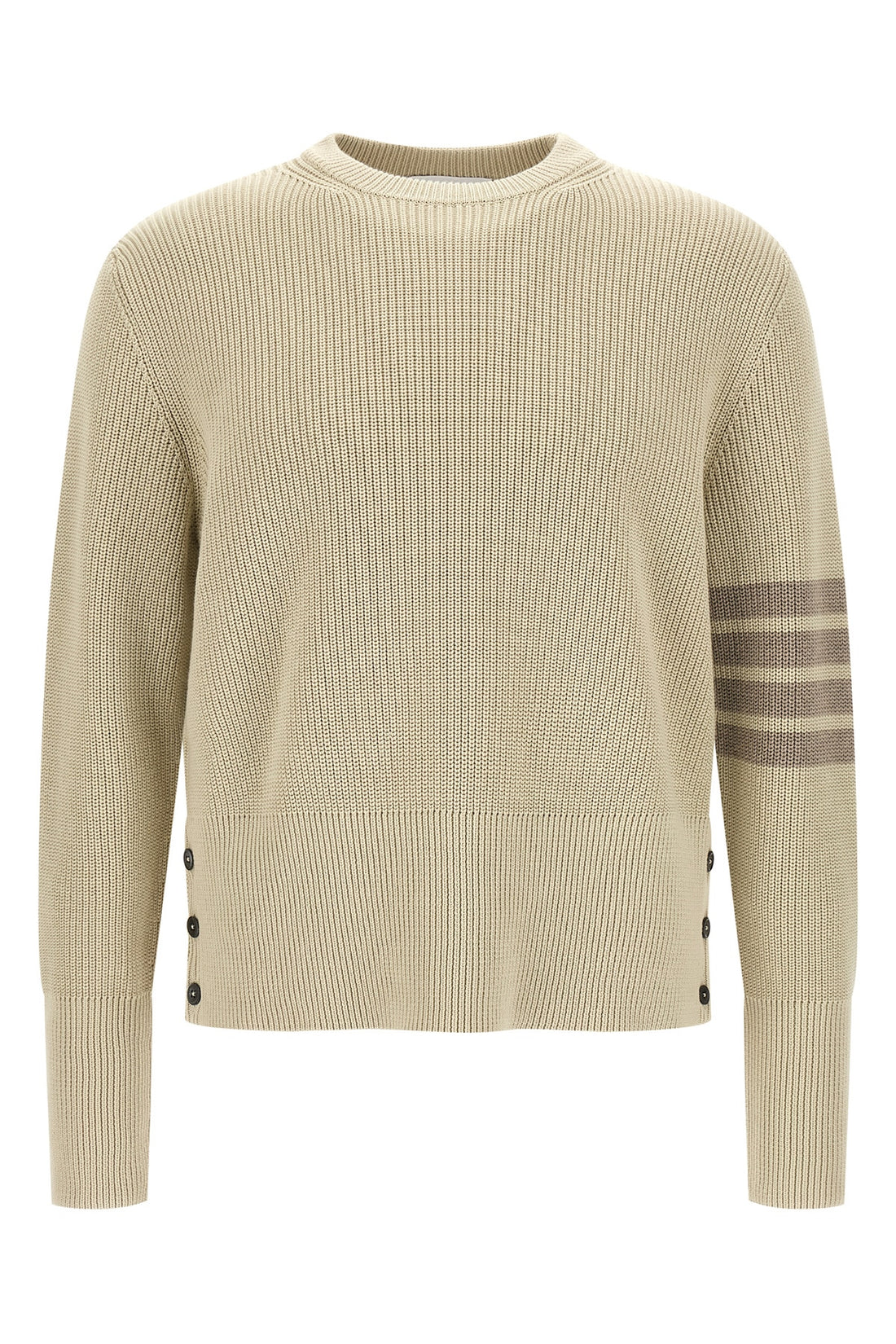 THOM BROWNE 3 knitted cotton sweater