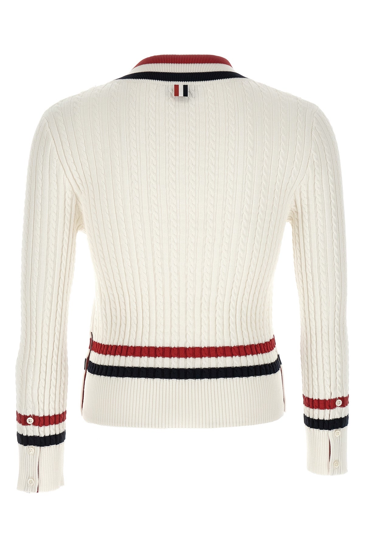braid cotton sweater