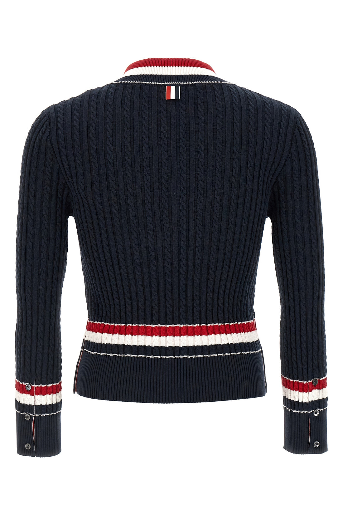THOM BROWNE 3 braid cotton sweater