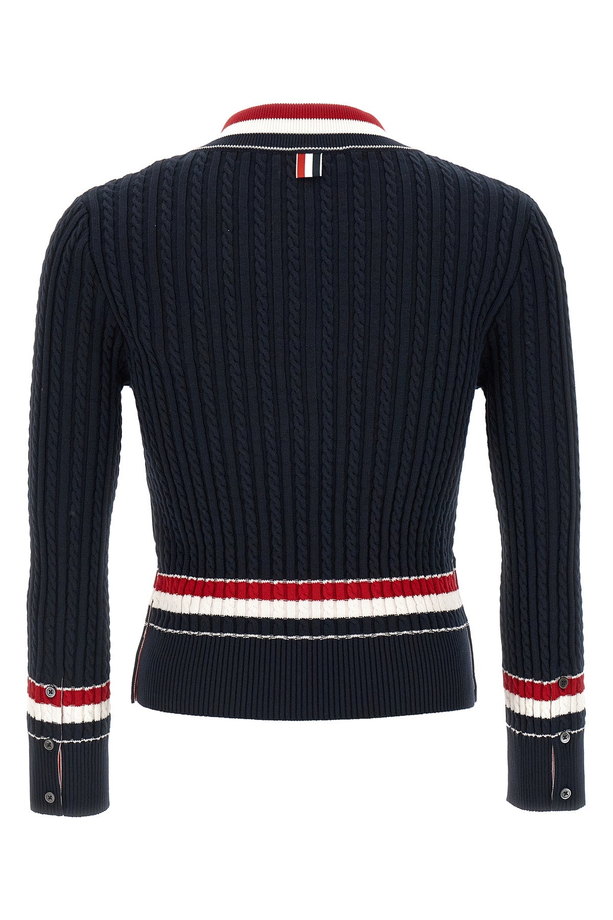 braid cotton sweater
