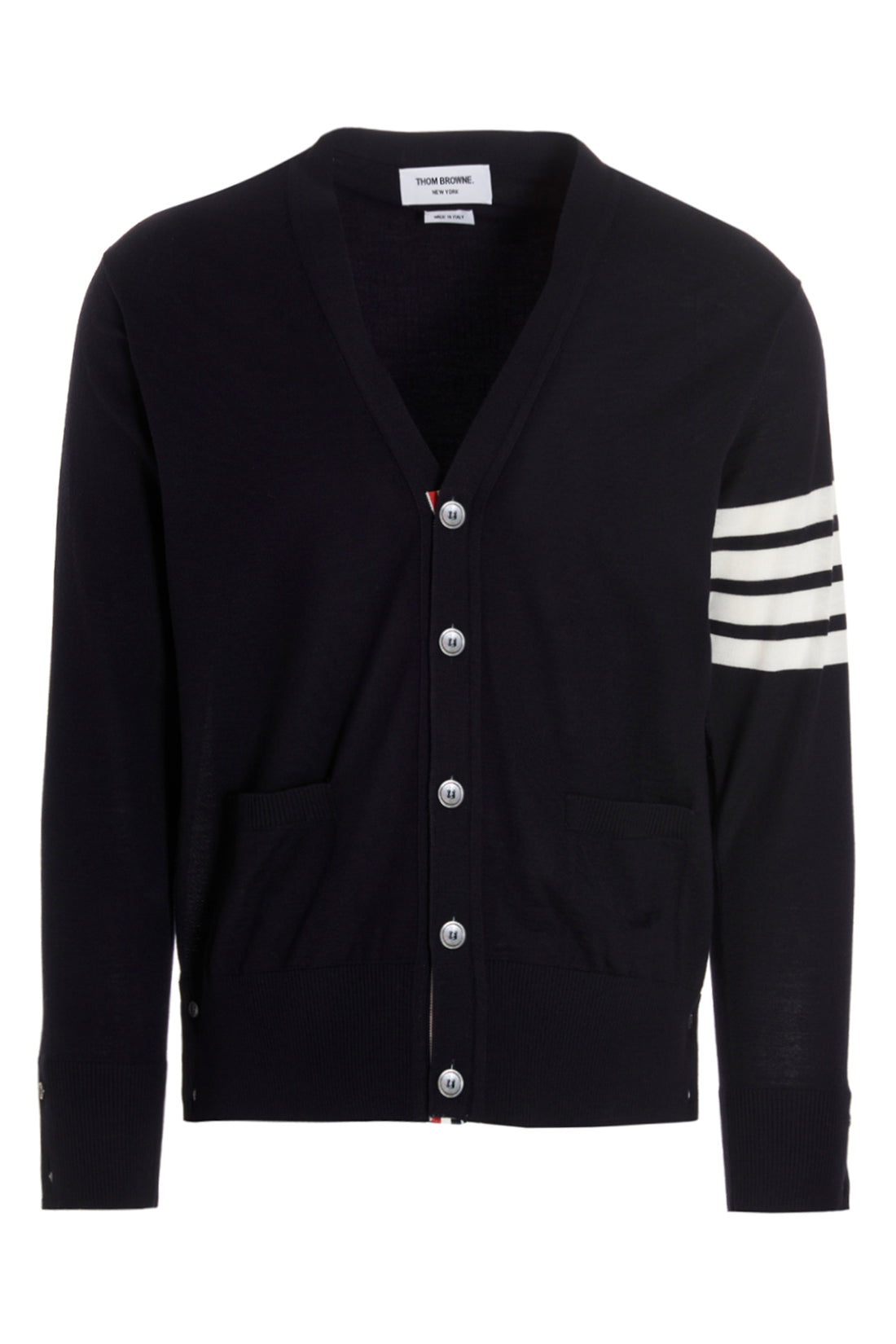 THOM BROWNE 3 merino wool cardigan