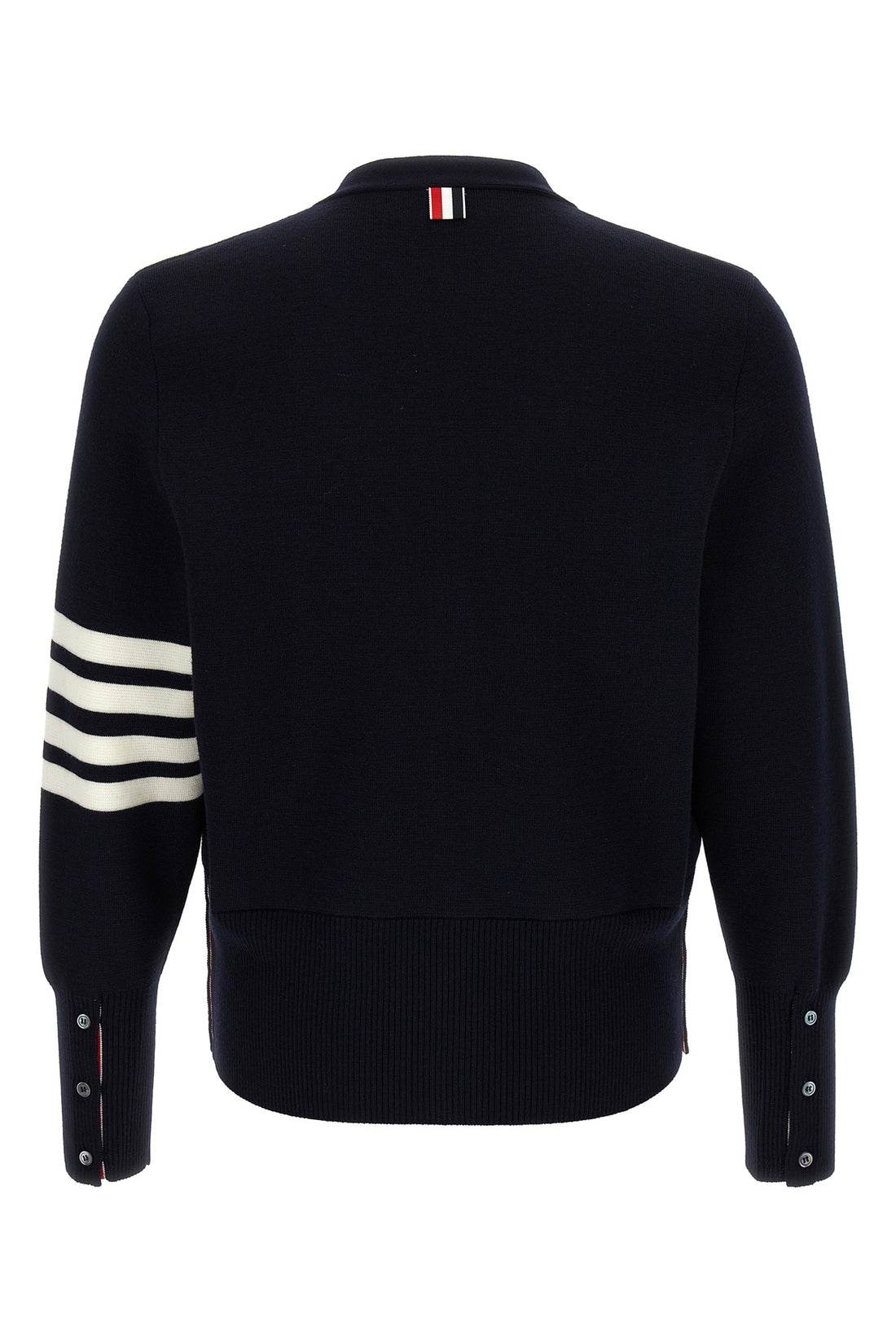 THOM BROWNE 3 milan stitch virgin wool cardigan