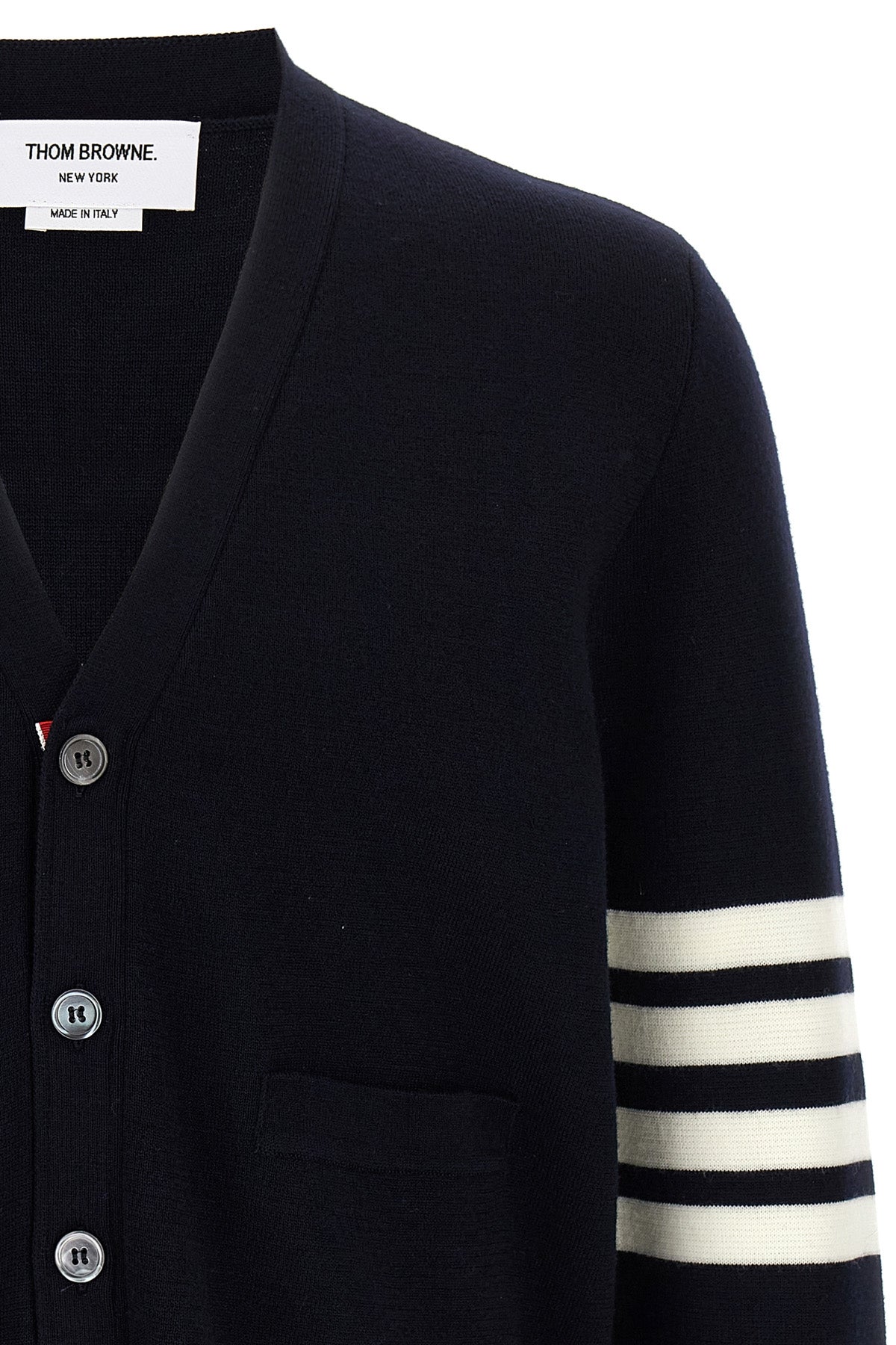 milan stitch virgin wool cardigan