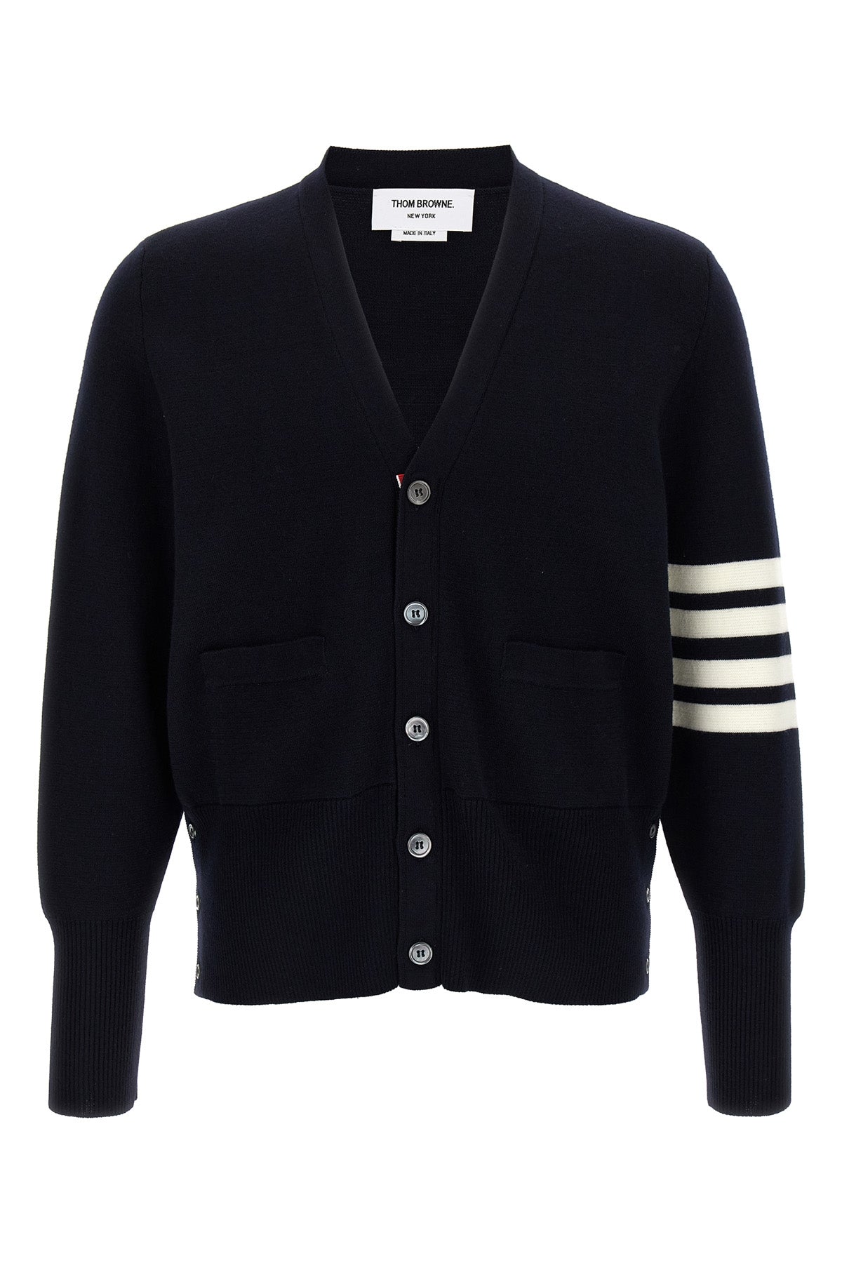 milan stitch virgin wool cardigan