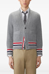 ribbed cashmere cardigan