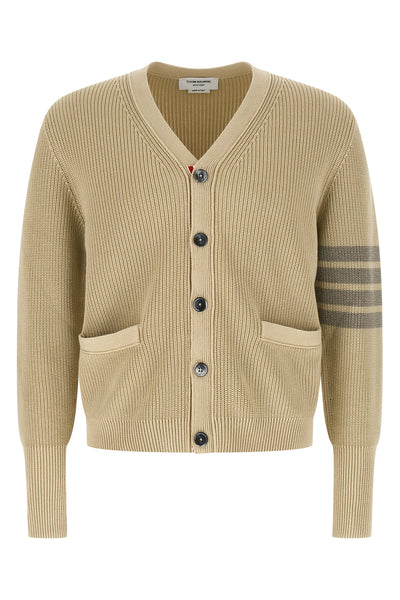 garment dye cotton knit cardigan