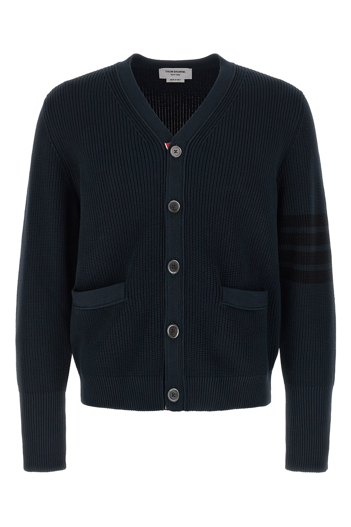 garment dye cotton knit cardigan