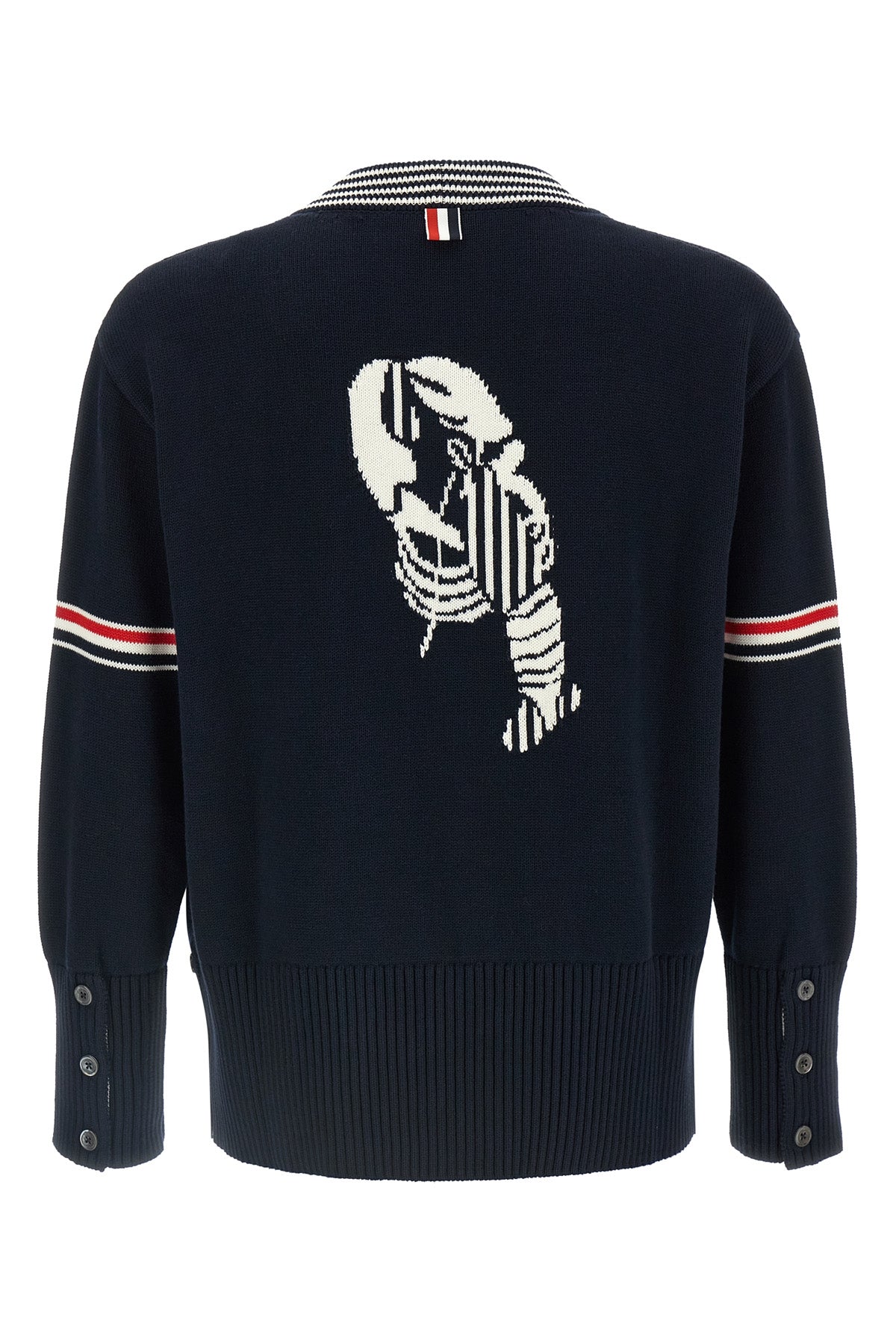the thom browne cardigan