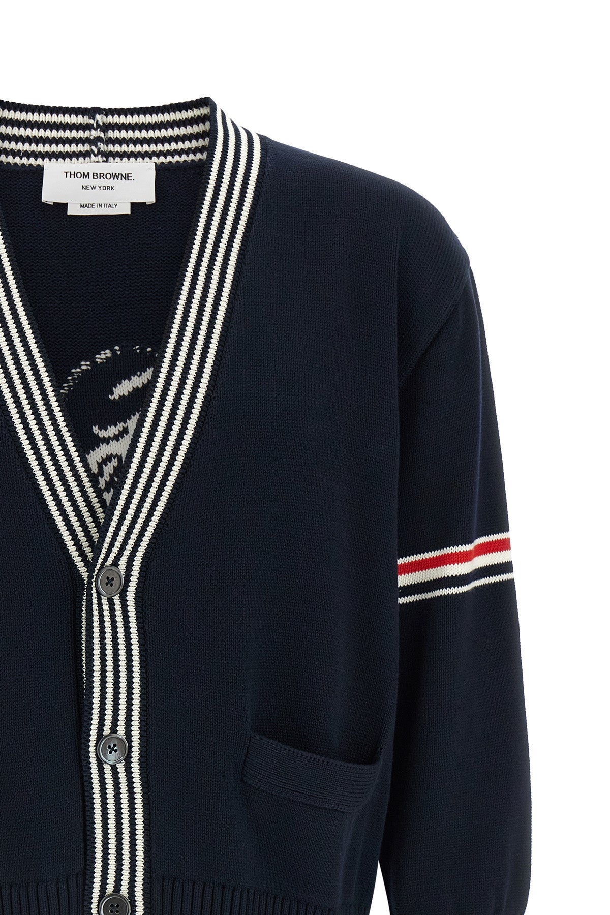 the thom browne cardigan