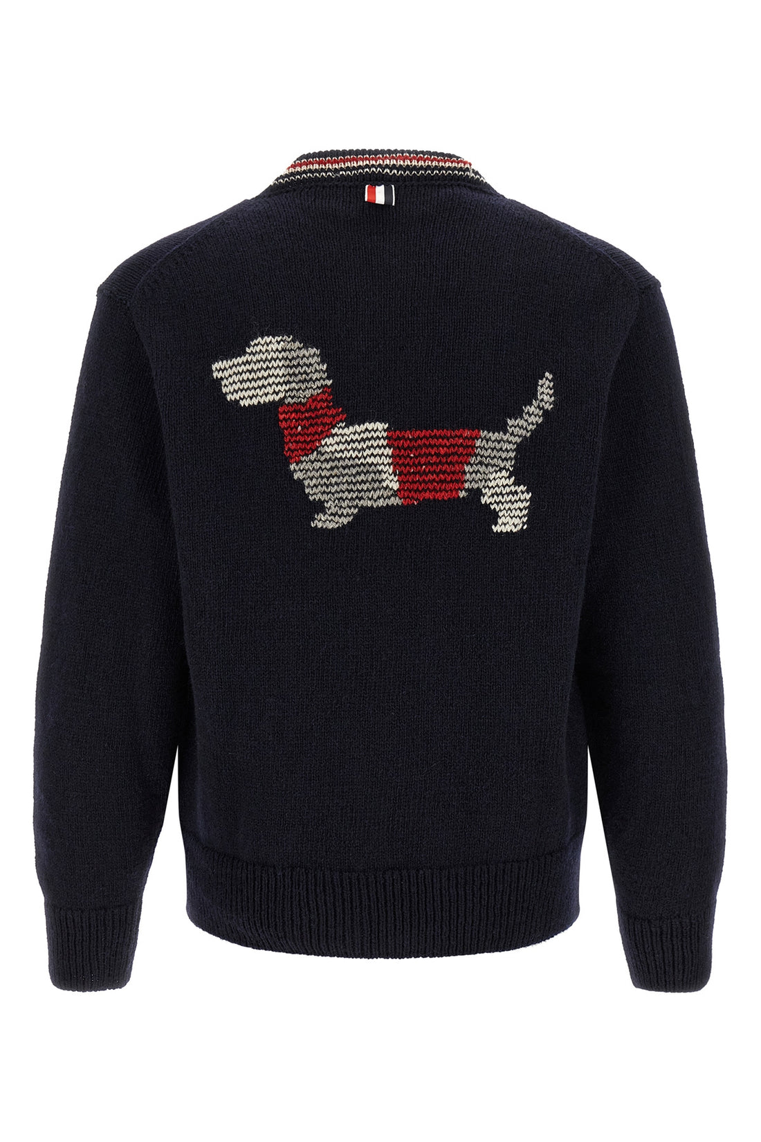 THOM BROWNE 2 the thom browne cardigan in a fine wool and mohair blend