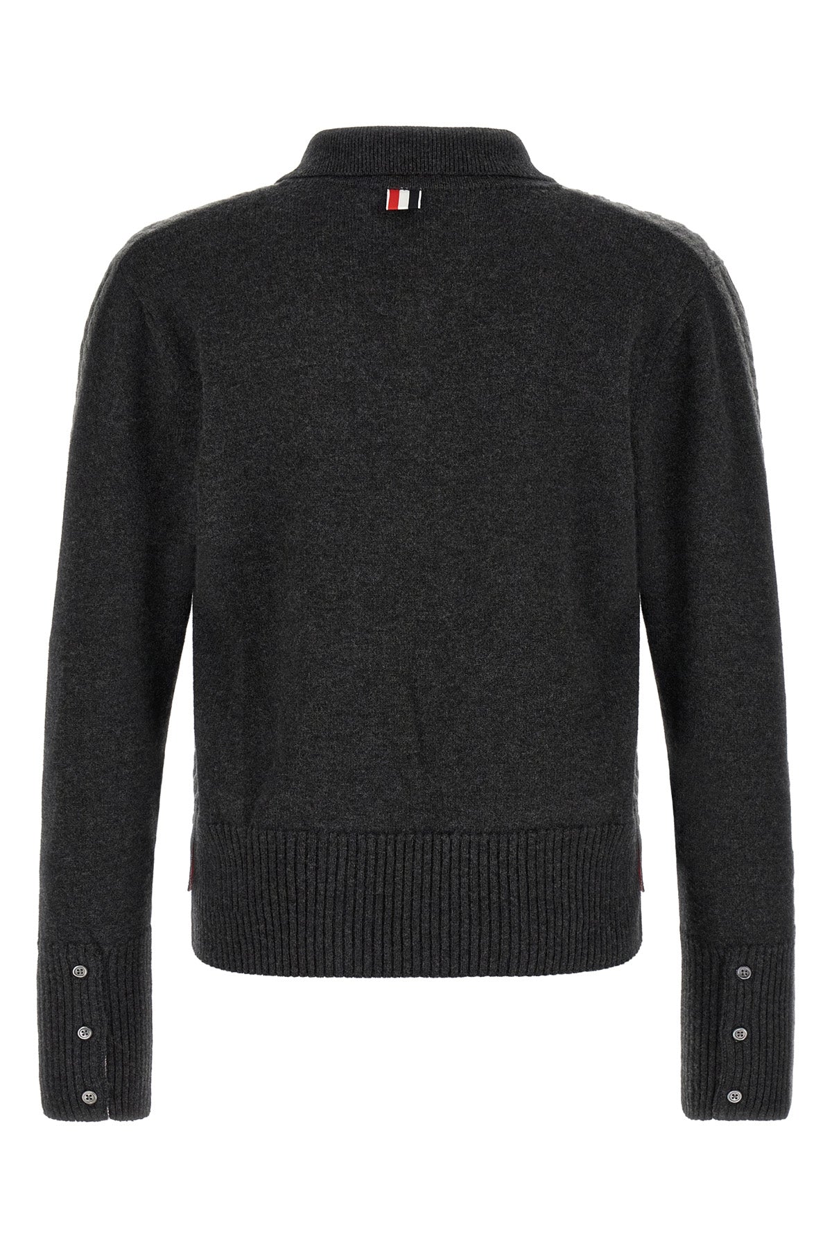 the thom browne 2-in-1 trompe loeil long-sleeve polo shirt
