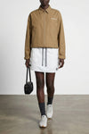 anorak in water-repellent technical canvas
