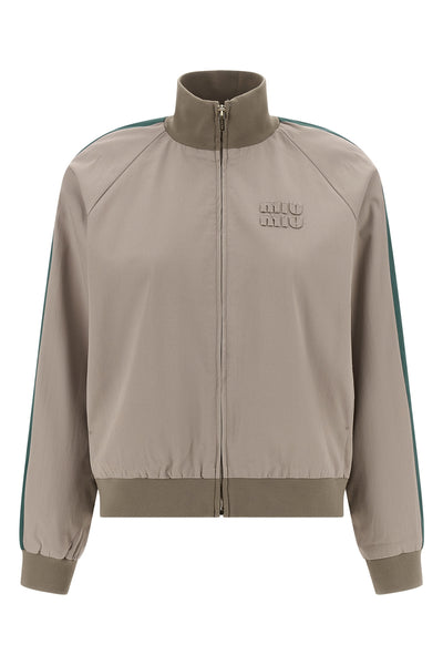 old cotton twill bomber jacket