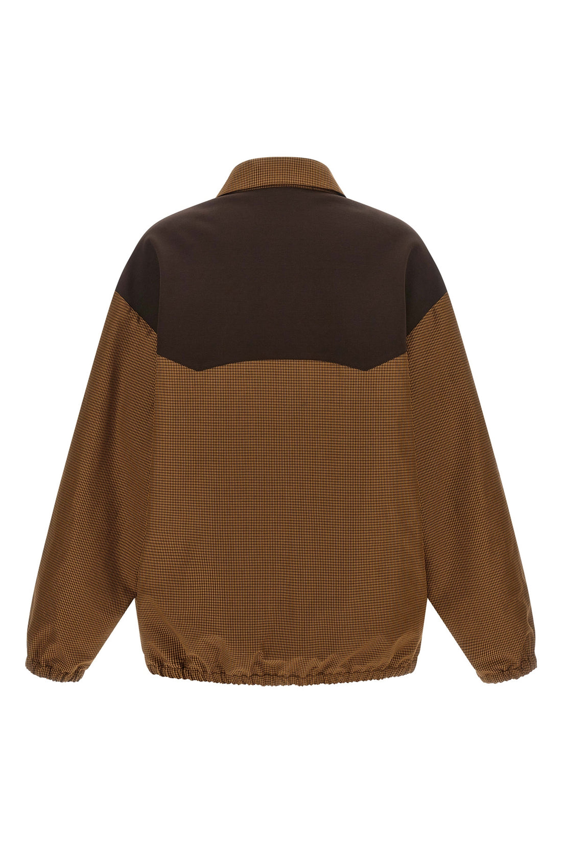 MIU MIU 38 the miu miu checked vichy blouson is made of pure structured cotton