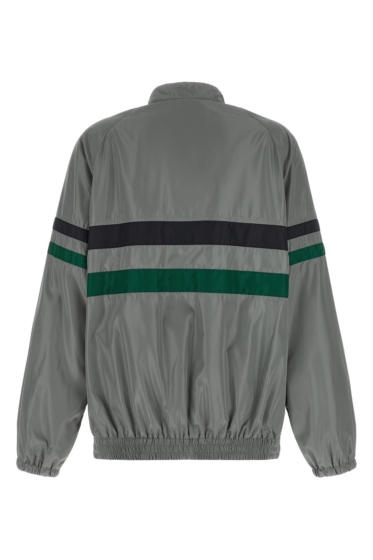 tech silk blouson