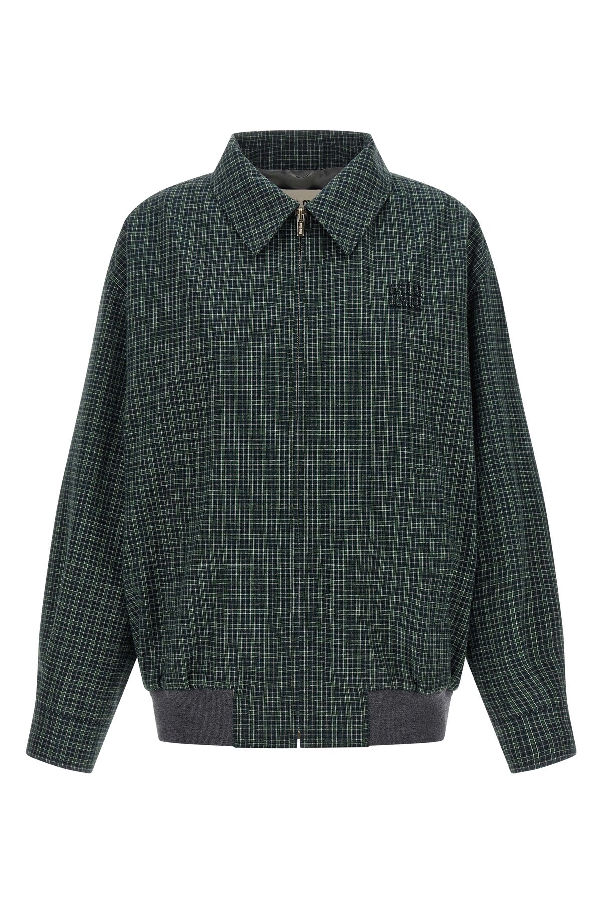 the miu miu blouson jacket redefines the codes of casual outerwear through a rel