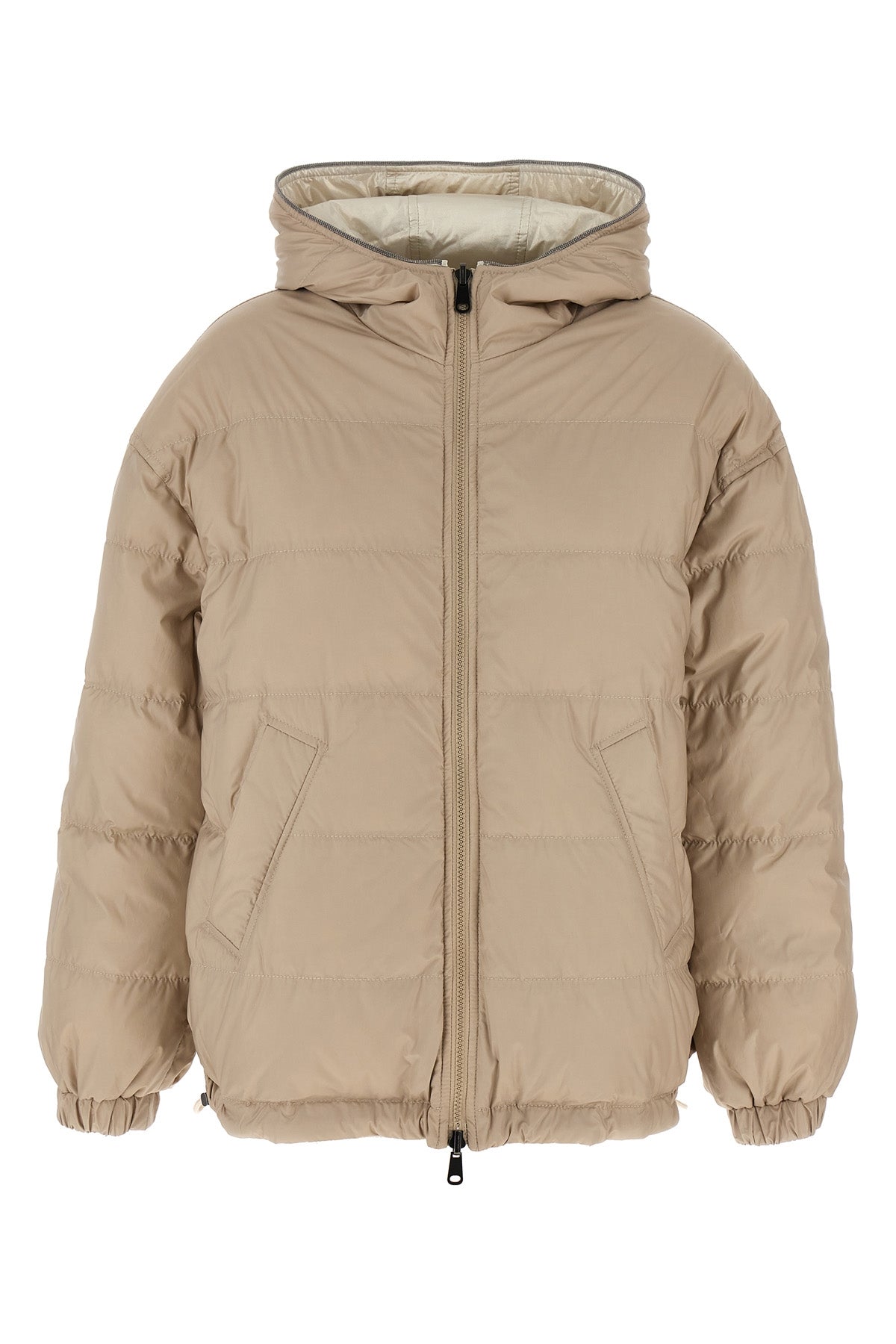 reversible nylon down jacket