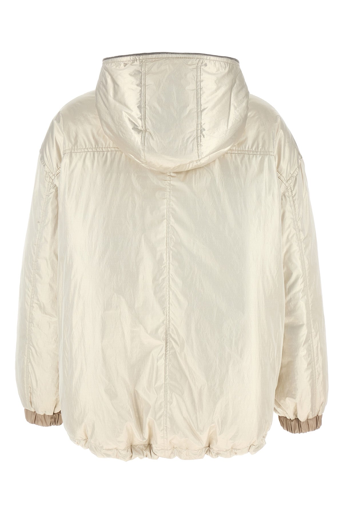 reversible nylon down jacket