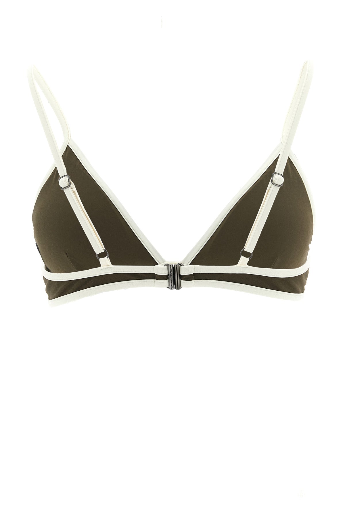 triangle bikini top in techno jersey