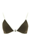 triangle bikini top in techno jersey