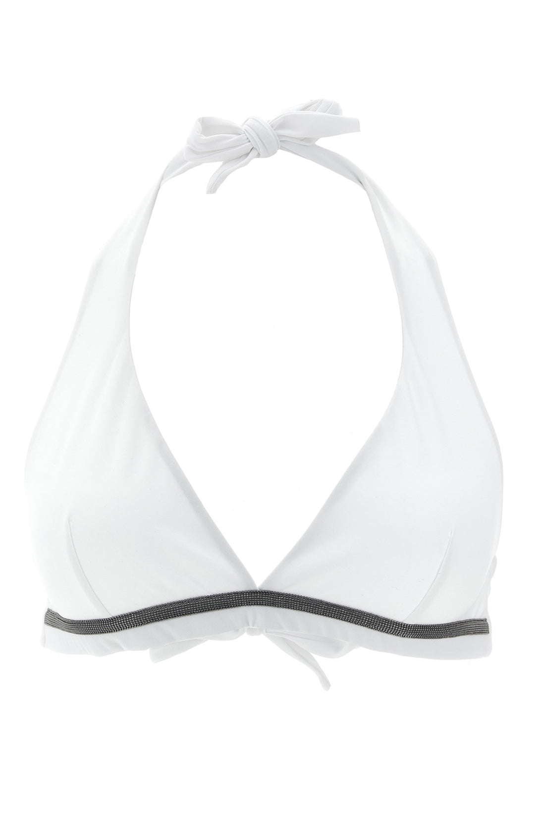 BRUNELLO CUCINELLI 38 technical jersey bikini top