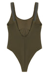 one-piece swimsuit in techno jersey