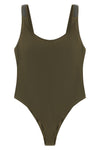 one-piece swimsuit in techno jersey