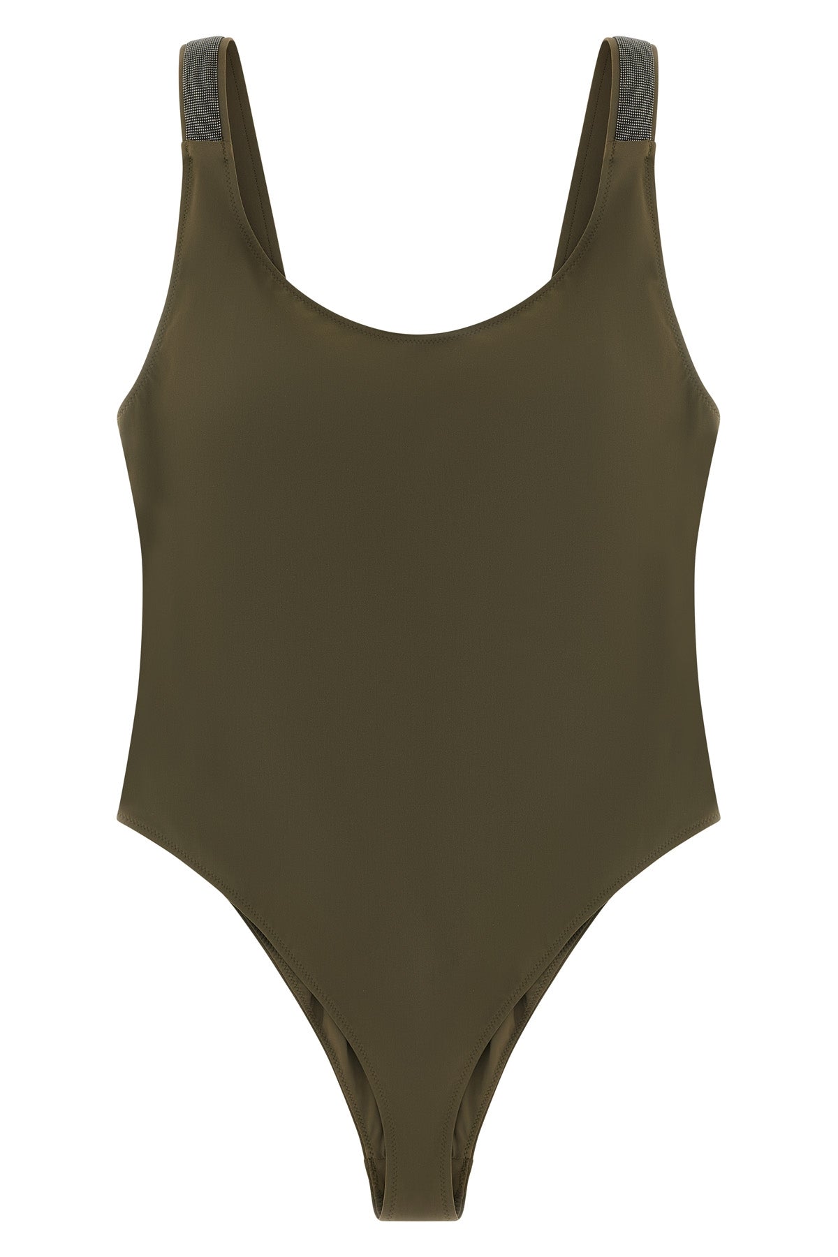 one-piece swimsuit in techno jersey