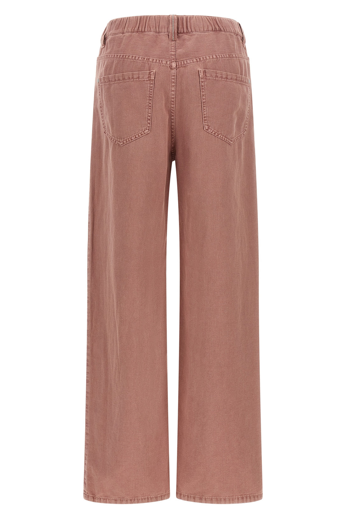 BRUNELLO CUCINELLI 42 contemporary trousers in cotton and linen cover