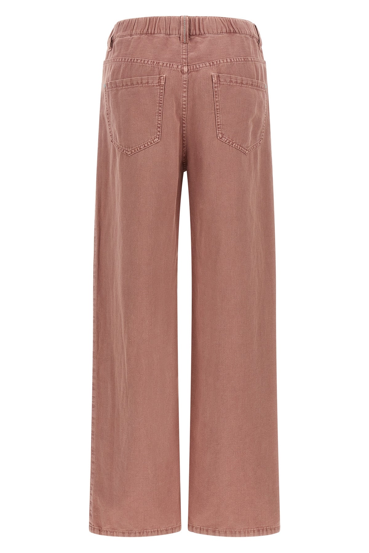 contemporary trousers in cotton and linen cover