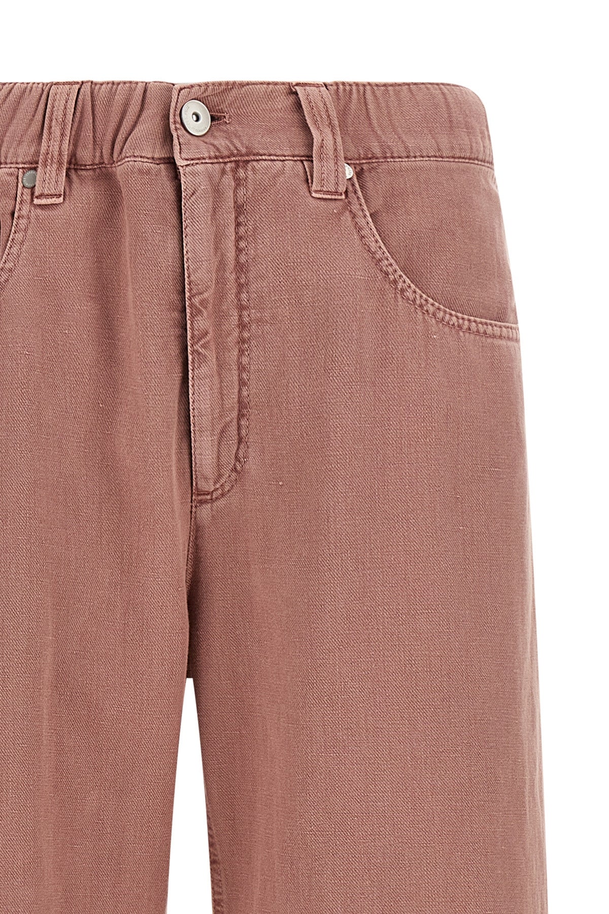 contemporary trousers in cotton and linen cover