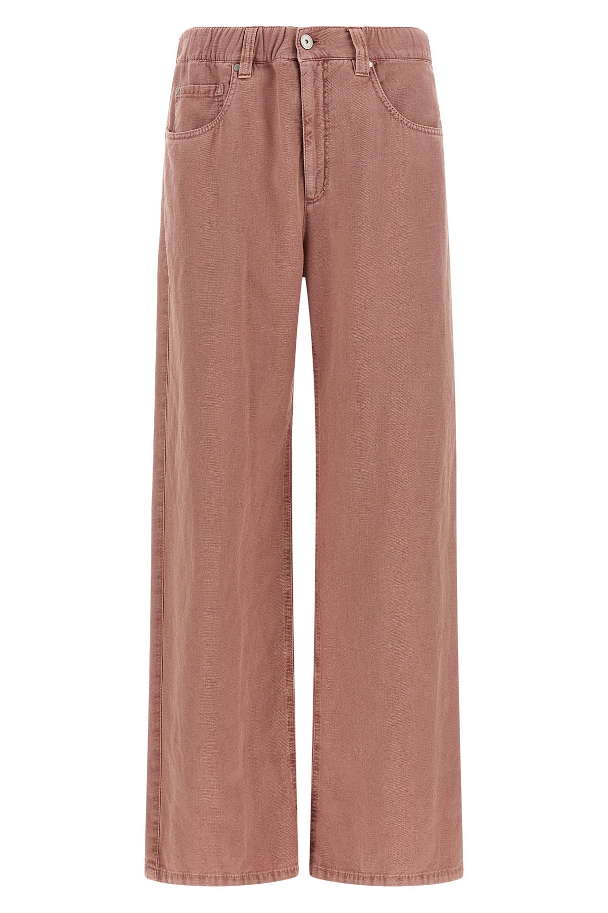 contemporary trousers in cotton and linen cover