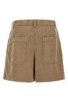 brunello cucinellis baggy shorts on cotton and garment-dyed linen covers blen