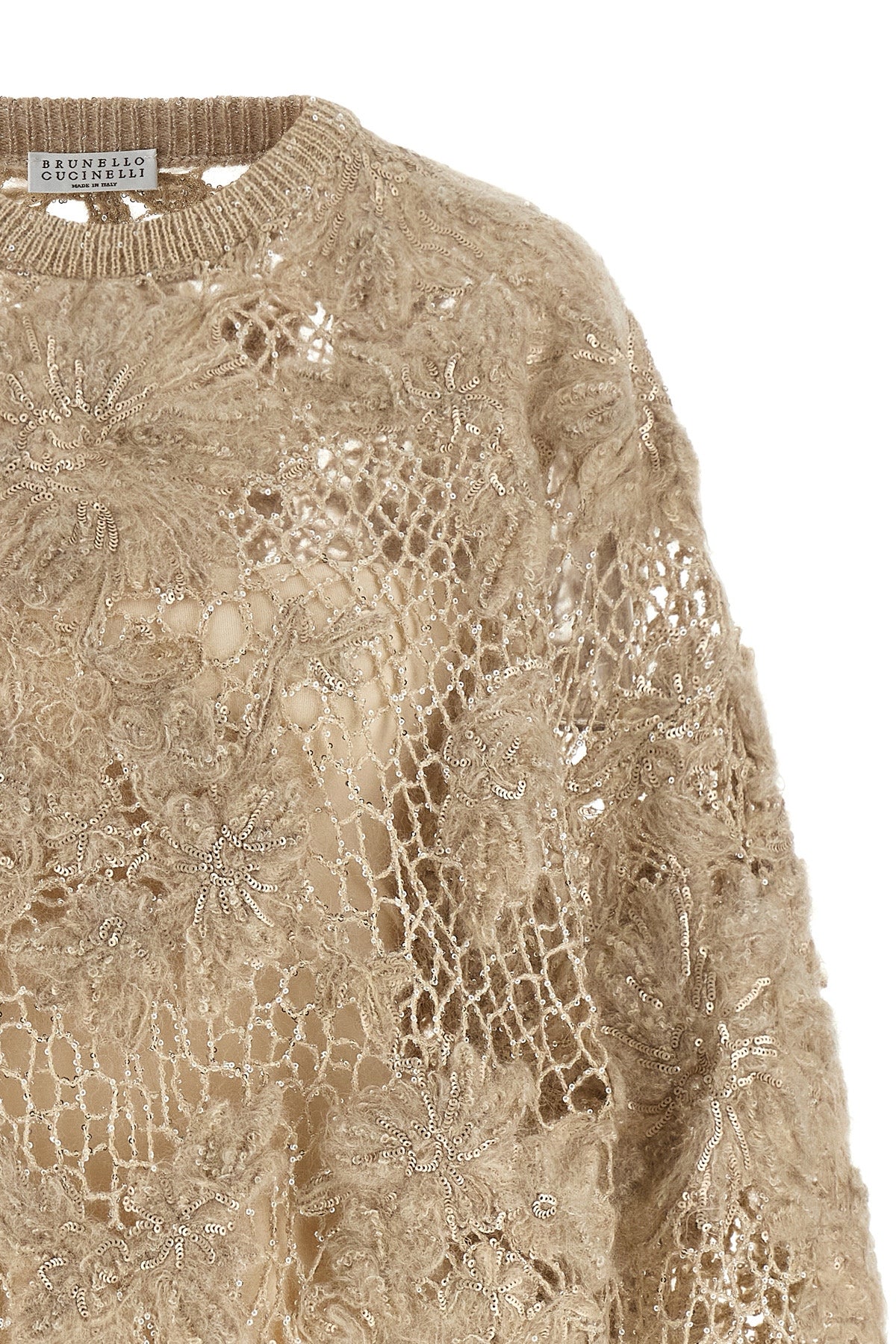 the brunello cucinelli whispering bloom embroidery knit redefines the art of k